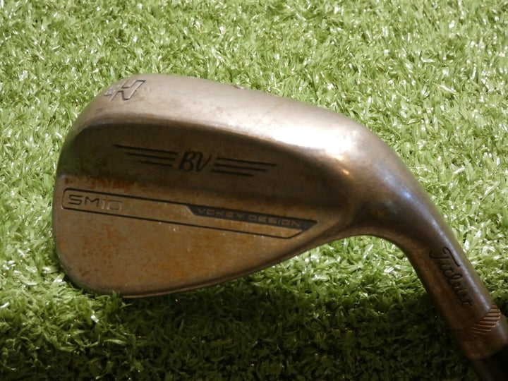 Titleist Vokey SM10 Raw 52* 08* Gap Wedge F Grind NS Pro 125 Stiff Steel