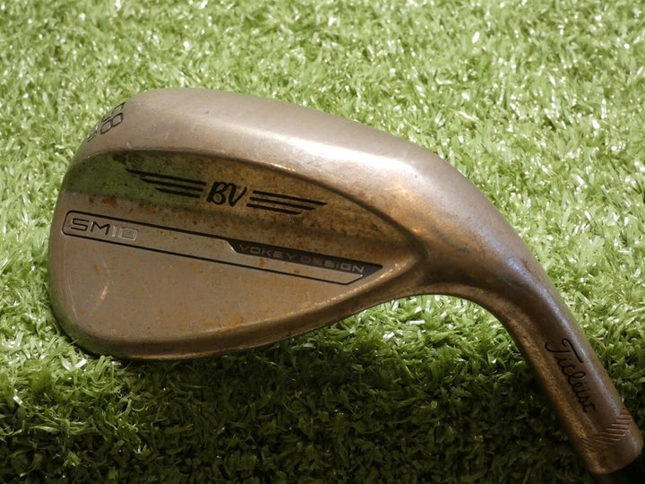 Titleist Vokey SM10 Raw 58* 12* Lob Wedge D Grind NS Pro 125 Stiff Steel