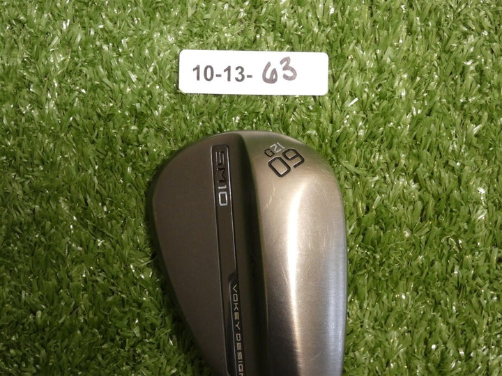 Titleist Vokey SM10 Nickel 60* 12* Lob Wedge D Grind Dynamic Gold Steel Mint
