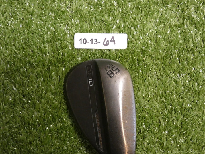 Titleist Vokey SM10 Jet Black 58* 04* Lob Wedge T Grind Dynamic Gold Steel