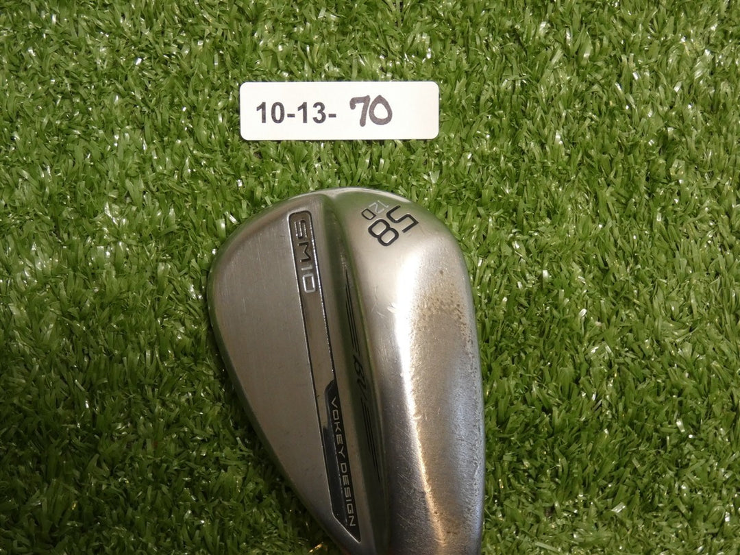 Titleist Vokey SM10 Chrome 58* 12* Lob Wedge D Grind NS Pro 120 X-Stiff Steel