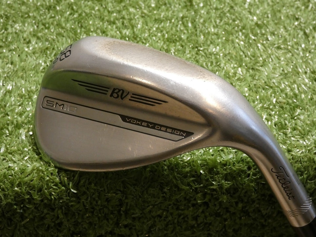 Titleist Vokey SM10 Chrome 58* 12* Lob Wedge D Grind NS Pro 120 X-Stiff Steel