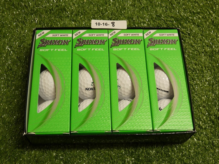 Srixon Soft Feel White Golf Balls 4 Dozen New