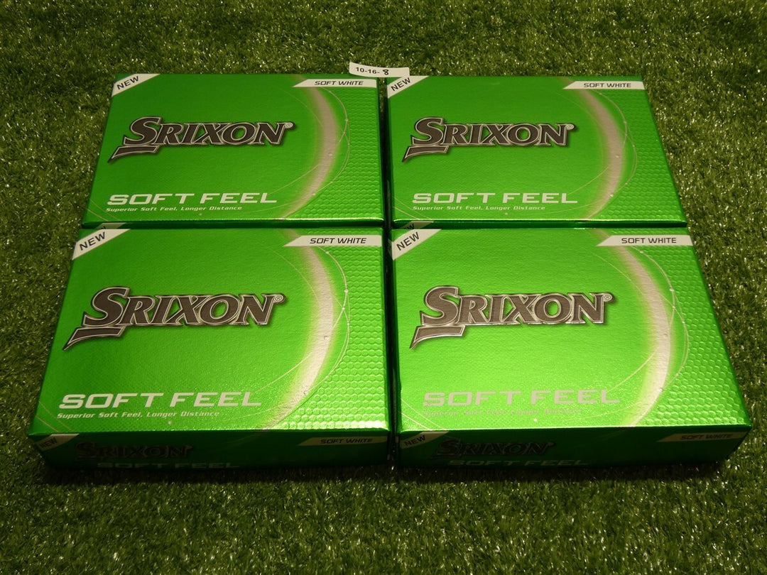 Srixon Soft Feel White Golf Balls 4 Dozen New