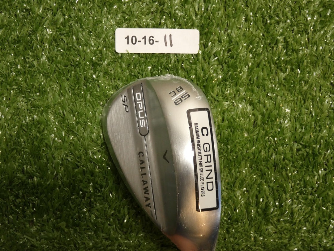Callaway Opus SP Chrome 58* 8* Lob Wedge C Grind Dynamic Gold S400 Steel New