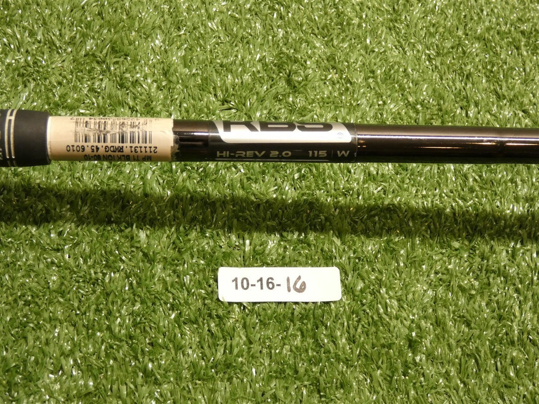 Mizuno Pro T-1 Black Ion 60* 10* Lob Wedge C Grind KBS Hi-Rev 115 Steel