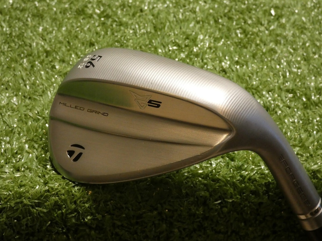 TaylorMade Milled Grind MG5 Chrome 56* 12* Sand Wedge SB DG 115 Steel Excellent