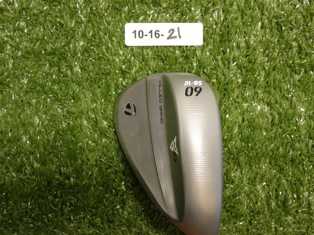 TaylorMade Milled Grind MG5 Satin Chrome 60* 10* Lob Wedge SB DG 115 Steel Mint