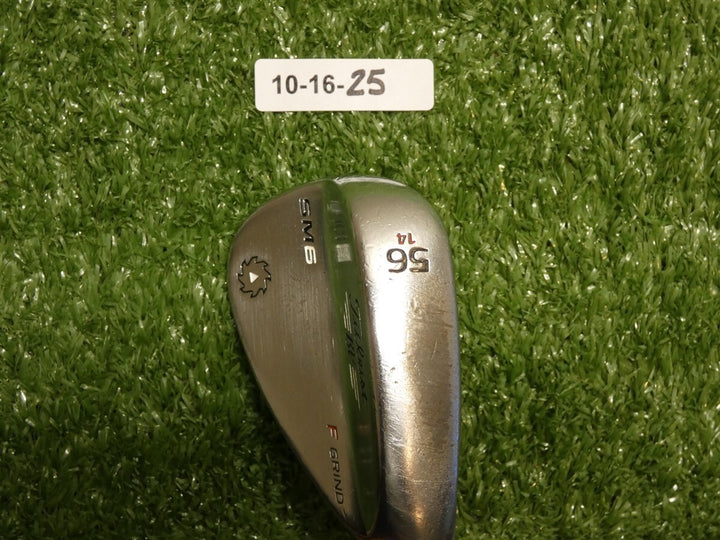 Titleist Vokey SM6 Tour Chrome 56* 14* Sand Wedge F Grind Dynamic Gold Steel