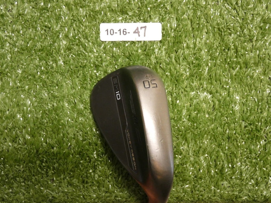 Titleist SM10 Jet Black 50* 12 Gap Wedge F Grind Project X 6.5 Extra Stiff Steel