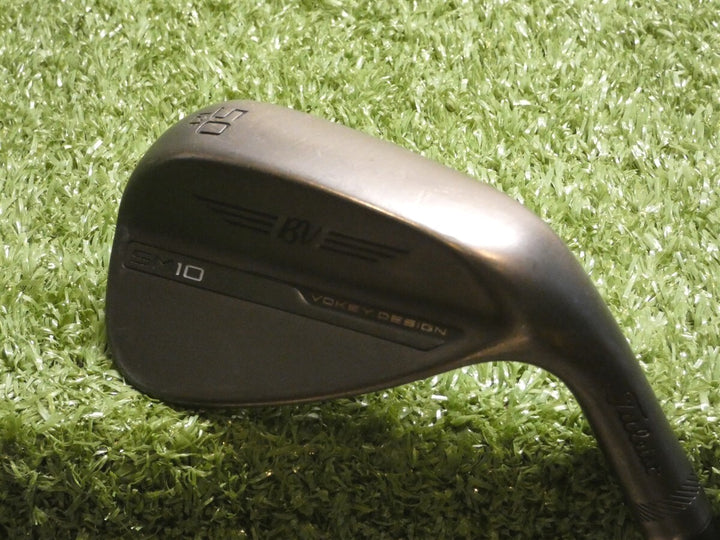Titleist SM10 Jet Black 50* 12 Gap Wedge F Grind Project X 6.5 Extra Stiff Steel