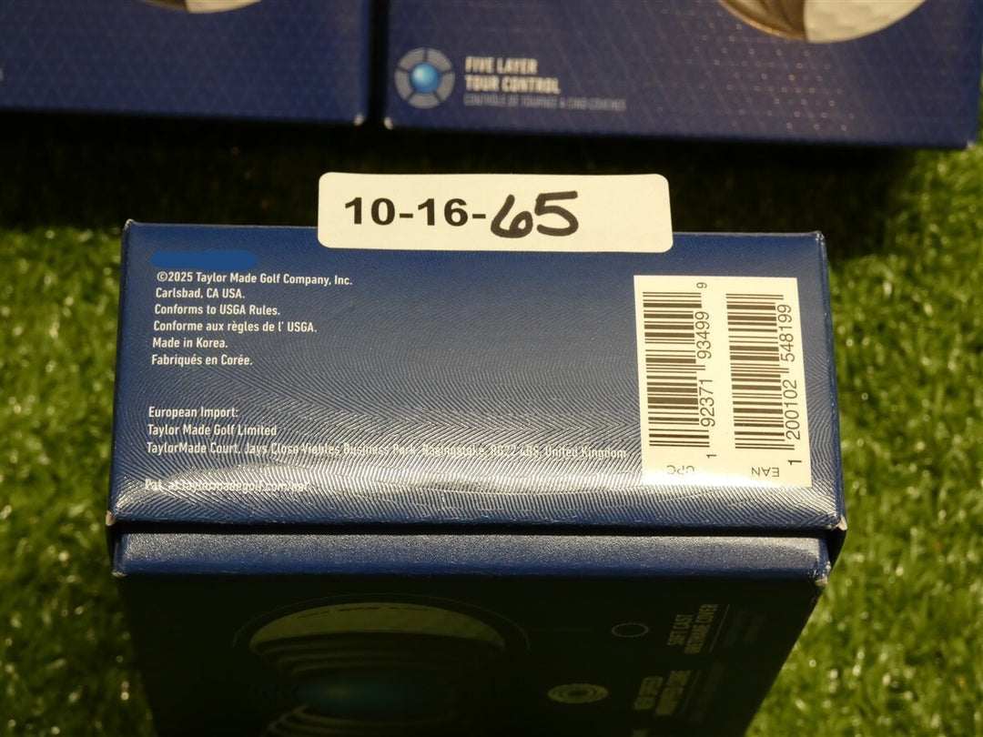 TaylorMade 2025 TP5 White Golf Balls 6 Dozen (One Stripe per 4 pack) New