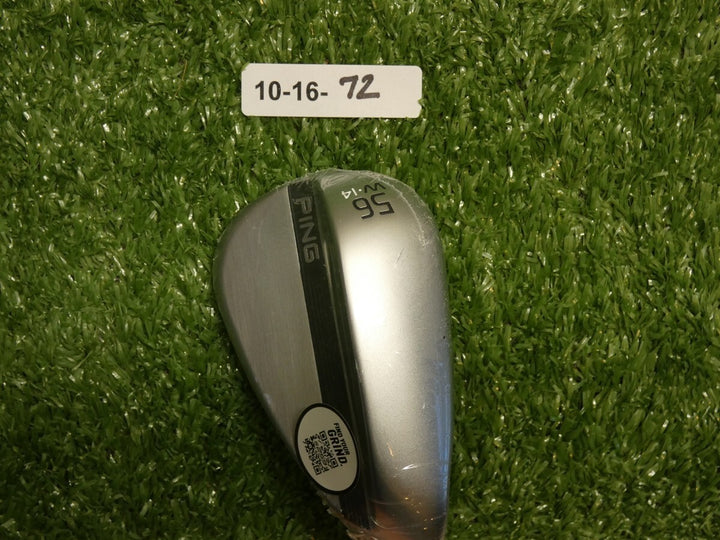 Ping S259 Hydropearl Chrome 56* 14* Sand Wedge W Grind ZZ115 Steel Black Dot New