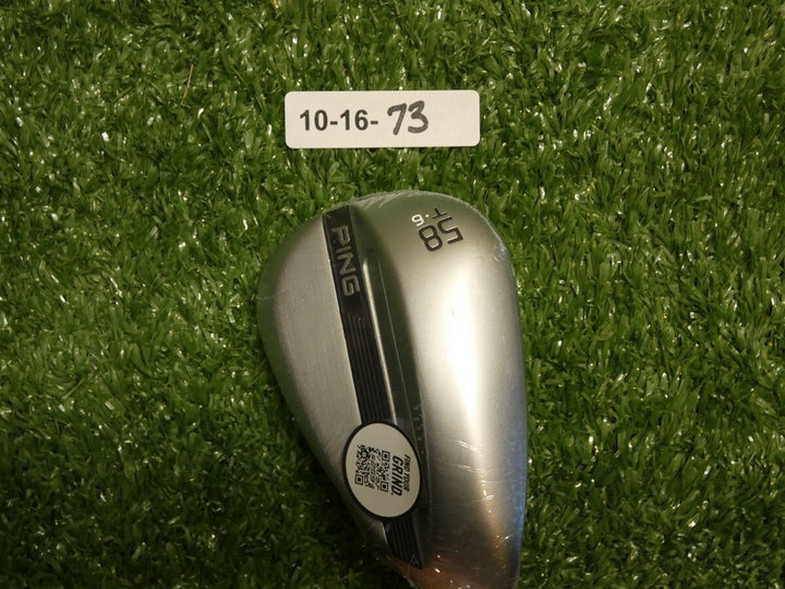 Ping S259 Hydropearl Chrome 58* 6* Lob Wedge T Grind ZZ115 Steel Black Dot New