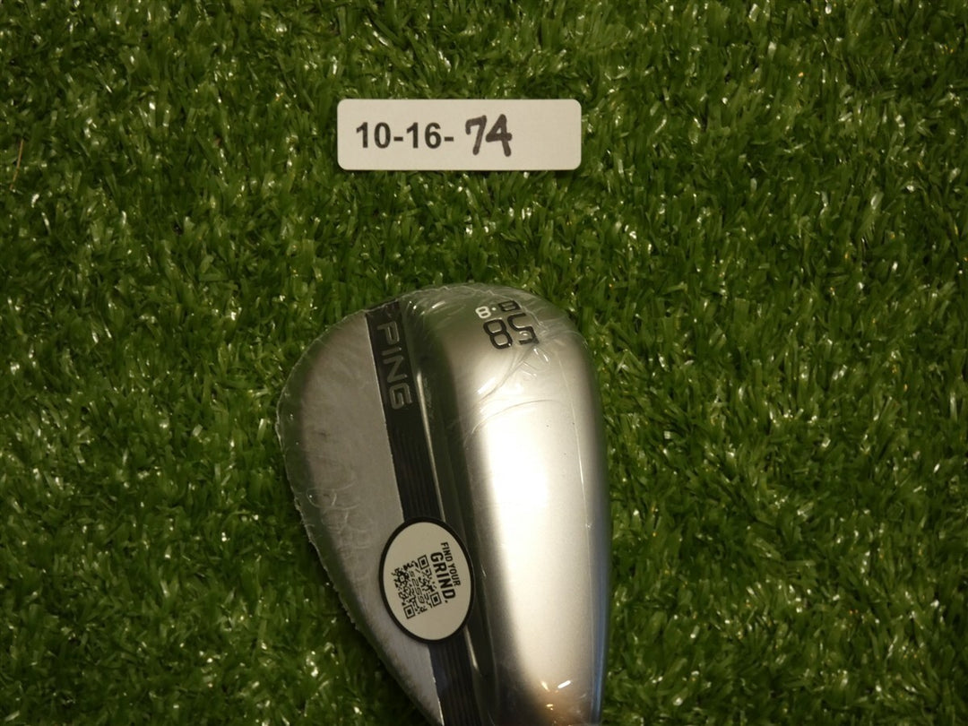 Ping S259 Hydropearl Chrome 58* 8* Lob Wedge B Grind ZZ115 Steel Black Dot New