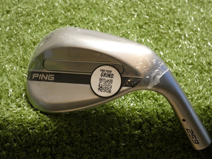 Ping S259 Hydropearl Chrome 58* 8* Lob Wedge E Grind ZZ115 Steel Black Dot New