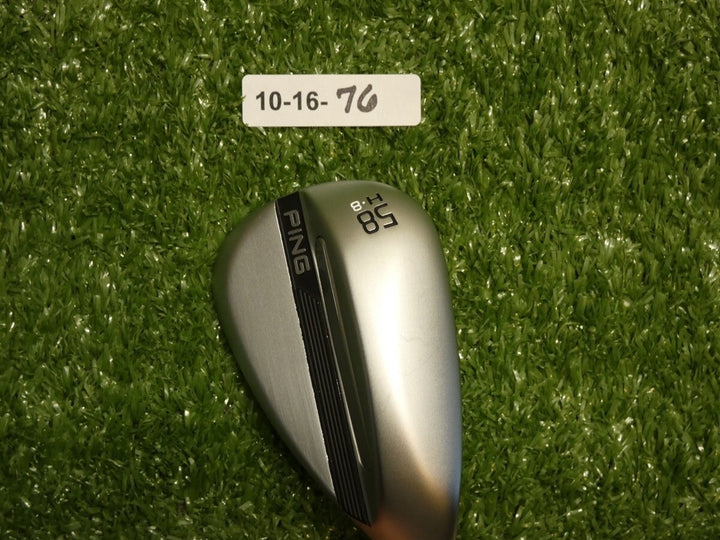 Ping S259 Hydropearl Chrome 58* 8* Lob Wedge H Grind ZZ115 Steel Black Dot New