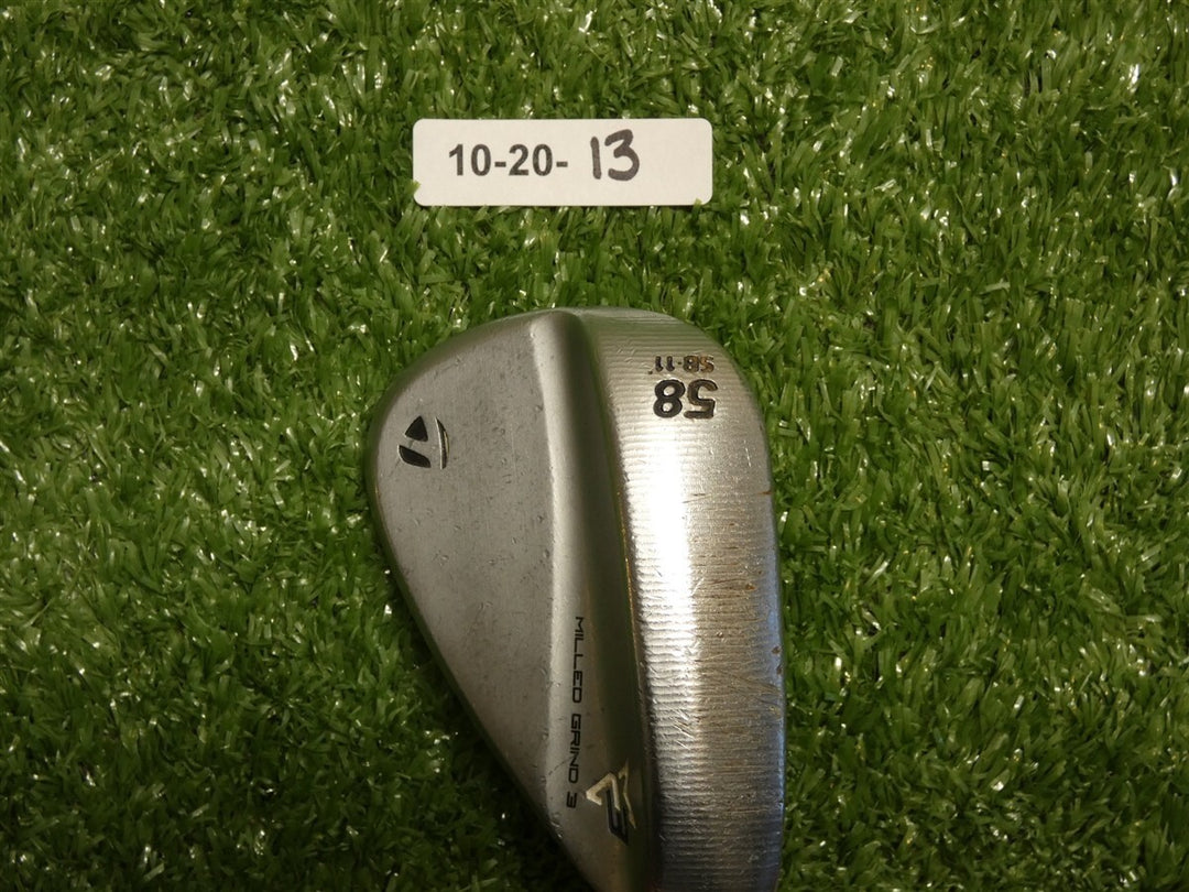 TaylorMade Milled Grind 3 MG3 Chrome 58* 11* Lob Wedge SB DG S200 Steel