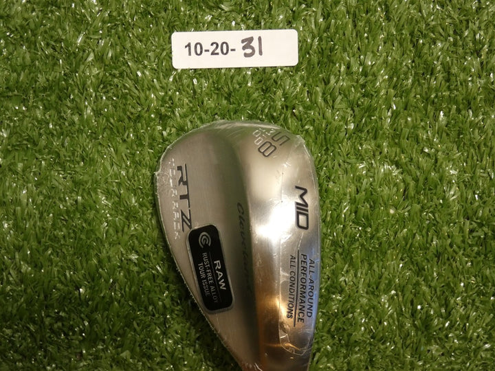 Cleveland RTZ Tour Rack Raw 58* 10* Lob Wedge Mid Dynamic Gold S400 Steel New