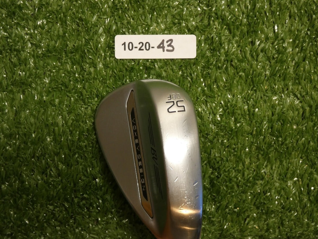 Titleist Vokey SM11 Chrome 52* 8* Gap Wedge F Grind MMT Regular 65 Graphite Mint