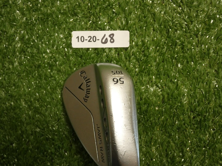 Callaway Jaws Raw Chrome 56* 10* Sand Wedge S Grind Dynamic Gold Spinner Steel