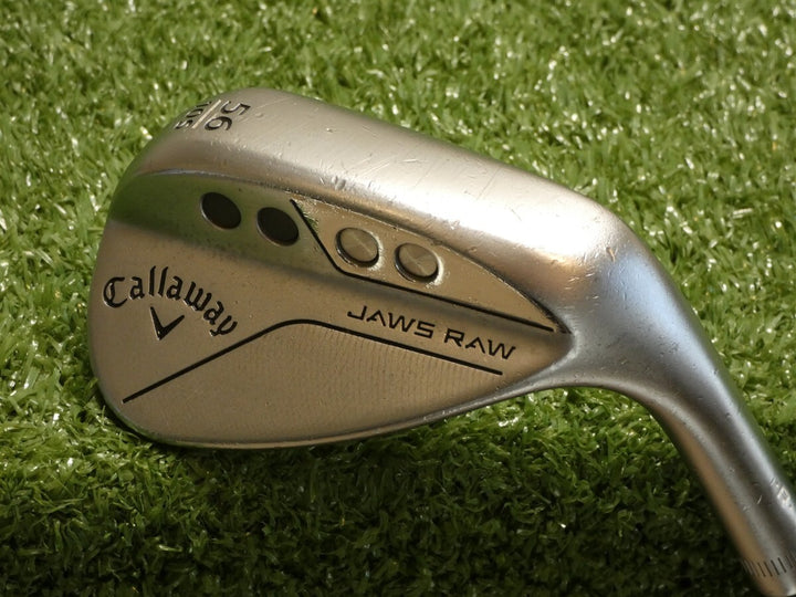 Callaway Jaws Raw Chrome 56* 10* Sand Wedge S Grind Dynamic Gold Spinner Steel
