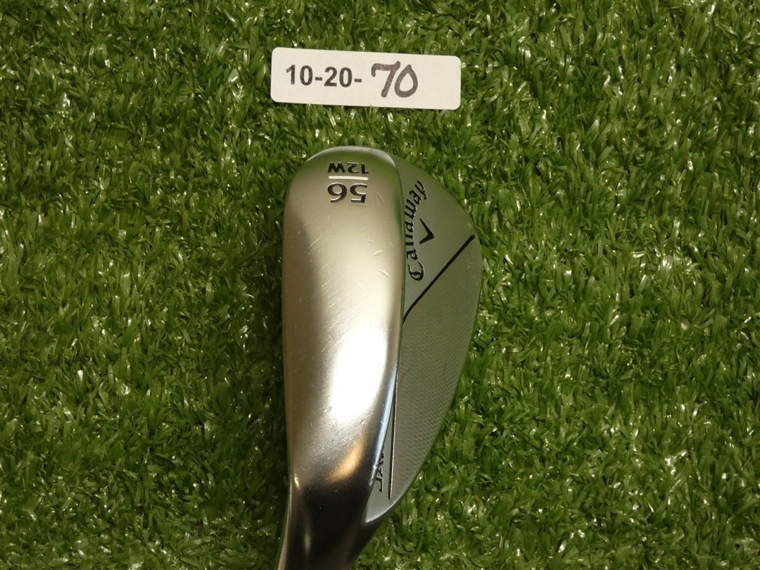 Callaway Jaws Raw Left Hand 56* 12 Sand Wedge W Grind DG Spinner Steel Excellent