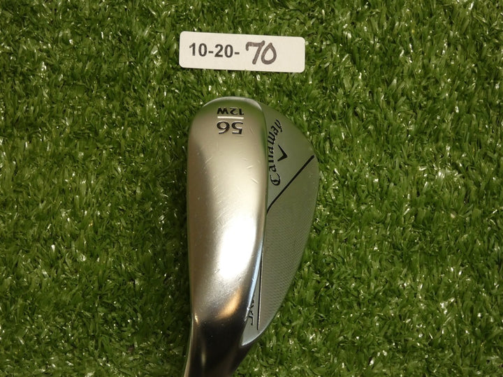 Callaway Jaws Raw Left Hand 56* 12 Sand Wedge W Grind DG Spinner Steel Excellent