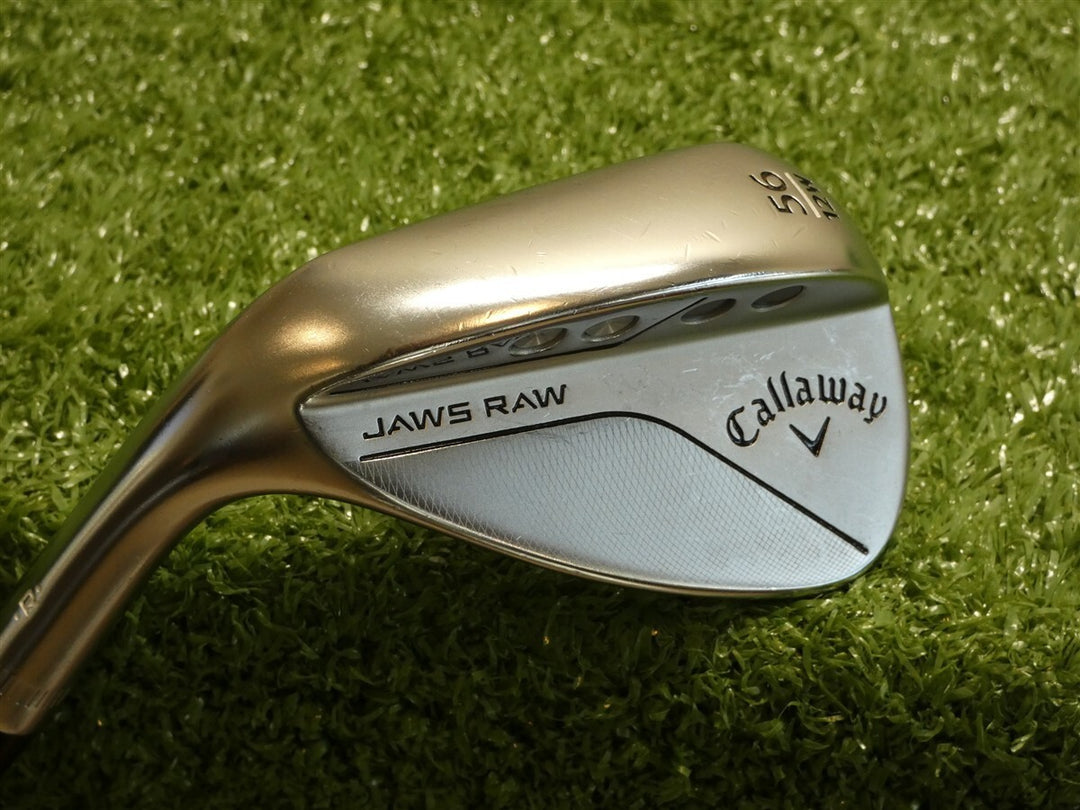 Callaway Jaws Raw Left Hand 56* 12 Sand Wedge W Grind DG Spinner Steel Excellent