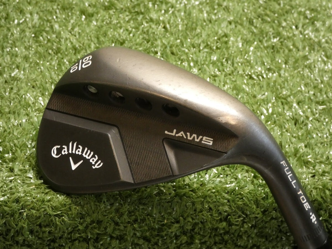 Callaway Jaws Full Toe Black 60* 10* Lob Wedge KBS $-Taper 120 Steel Excellent