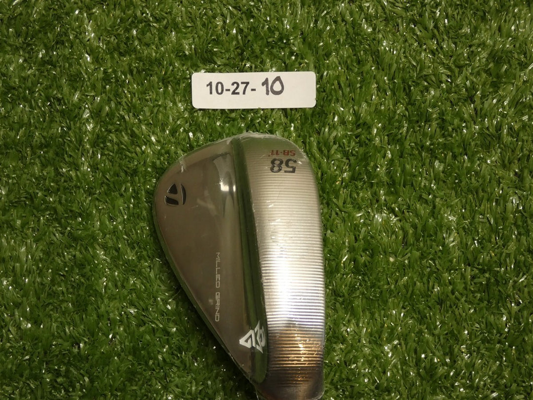 TaylorMade 2025 Milled Grind MG Chrome 58* 11* Lob Wedge SB KBS Tour 105 Steel