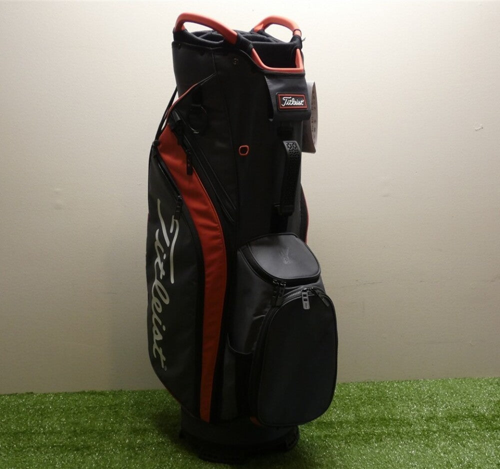 Titleist Cart 14 14-Way Cart Golf Bag Graphite/Island Red/Black New