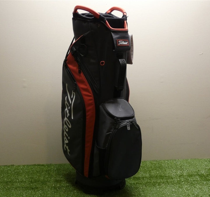 Titleist Cart 14 14-Way Cart Golf Bag Graphite/Island Red/Black New