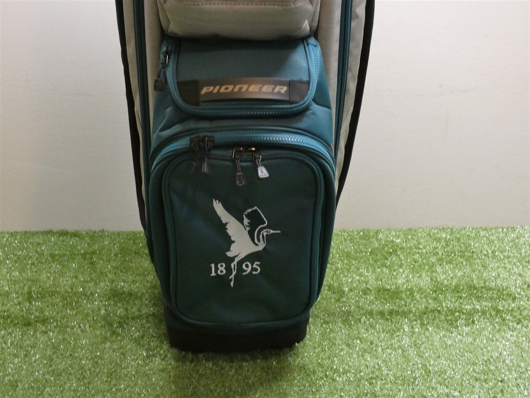 Ping Pioneer 244 15-Way Cart Bag C.C. Logo Atlantic/Sand/Black New