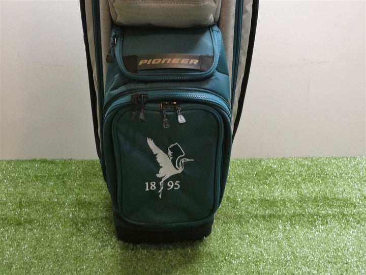 Ping Pioneer 244 15-Way Cart Bag C.C. Logo Atlantic/Sand/Black New