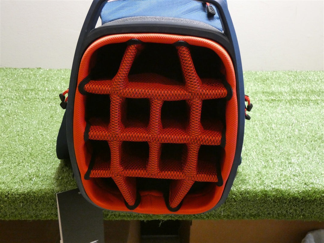 Ping Traverse 14-Way Cart Bag Blue/White/Red New