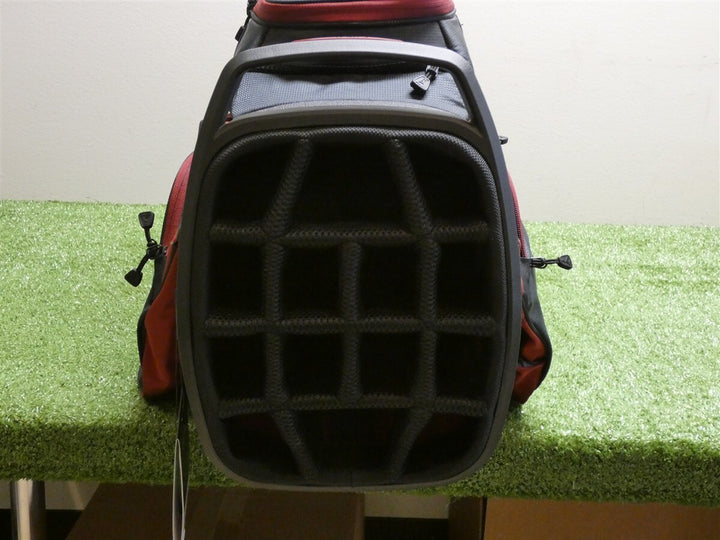 Ping Traverse 14-Way Cart Bag C.C. Logo Black/Heather Red New