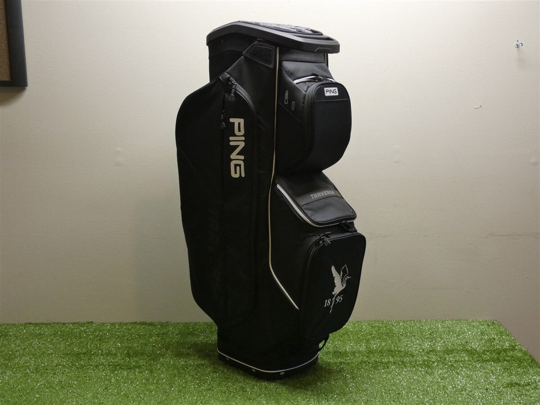 Ping Traverse 14-Way Cart Bag C.C. Logo Black New