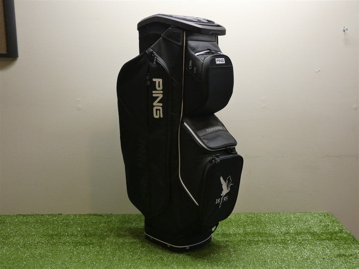 Ping Traverse 14-Way Cart Bag C.C. Logo Black New