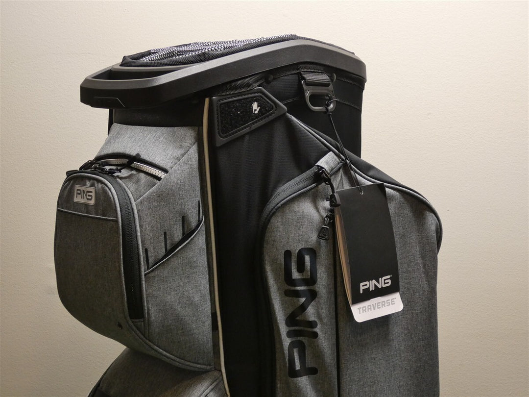 Ping Traverse 14-Way Cart Bag C.C. Logo Heather Grey/Black New