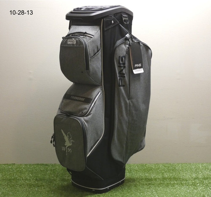 Ping Traverse 14-Way Cart Bag C.C. Logo Heather Grey/Black New