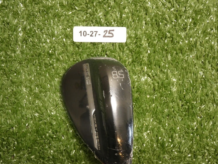 Titleist Vokey SM10 Black Vapor 58* 10* Lob Wedge S Grind DG Onyx Steel New
