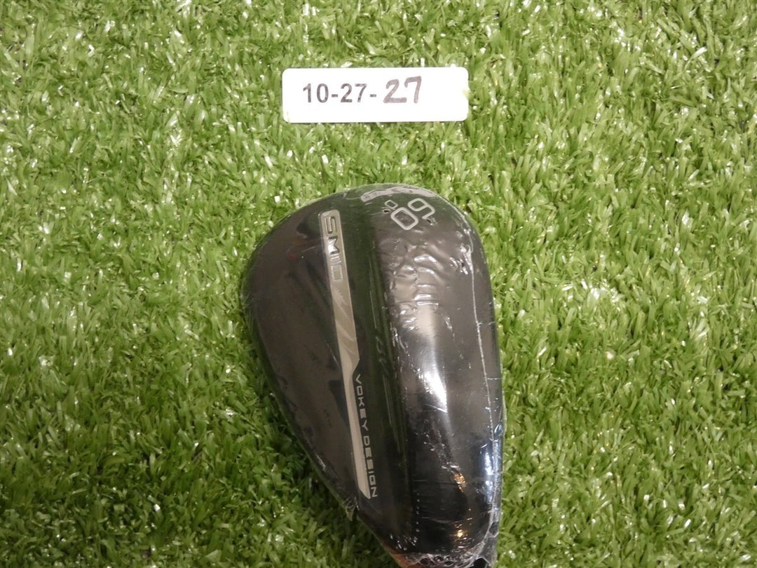 Titleist Vokey SM10 Black Vapor 60* 12* Lob Wedge D Grind DG Onyx Steel New