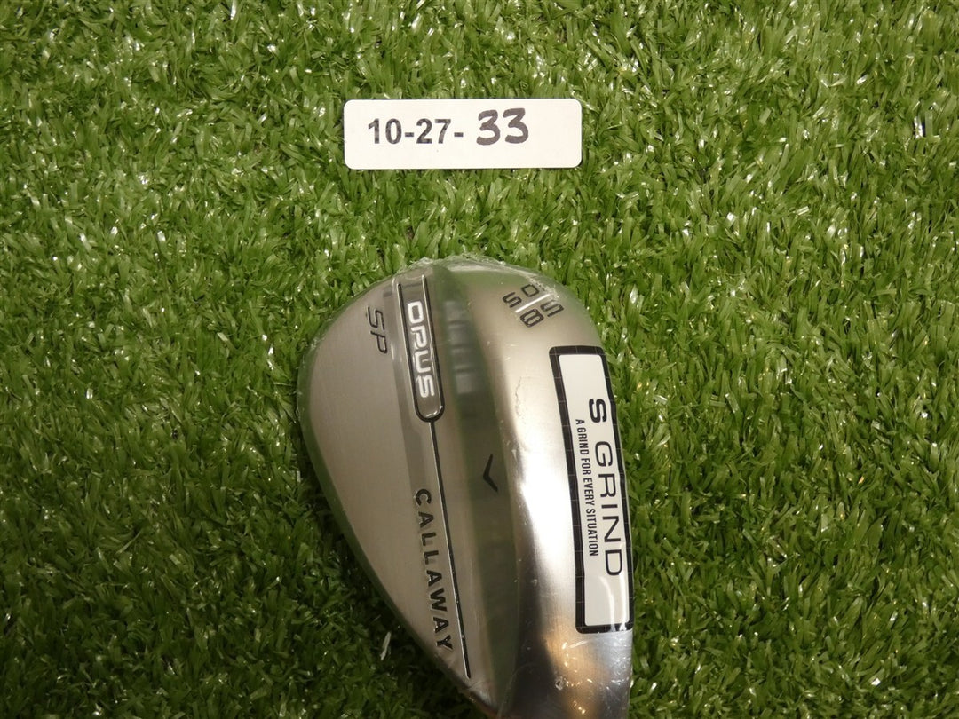 Callaway Opus SP Chrome 58* 10* Lob Wedge S Grind Dynamic Gold S200 Steel New