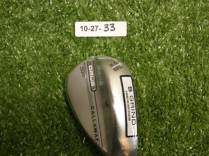 Callaway Opus SP Chrome 58* 10* Lob Wedge S Grind Dynamic Gold S200 Steel New