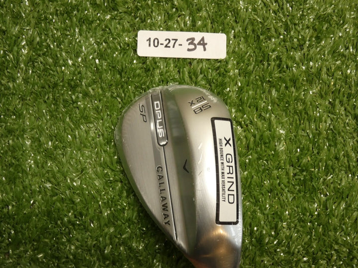 Callaway Opus SP Chrome 58* 12* Lob Wedge X Grind Dynamic Gold S200 Steel New