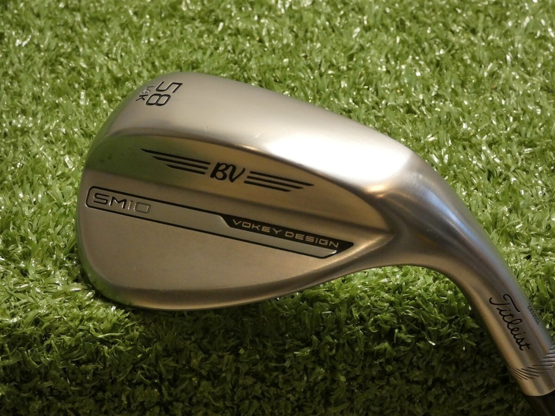Titleist Vokey SM10 Tour Chrome 58* 14* Lob Wedge K Grind Dynamic Gold Steel New