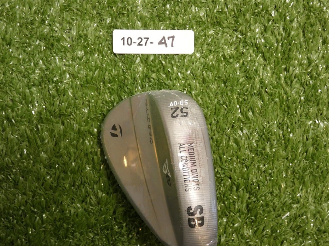 TaylorMade Milled Grind MG5 Satin Chrome 52* 09* Gap Wedge SB DG 115 Steel New