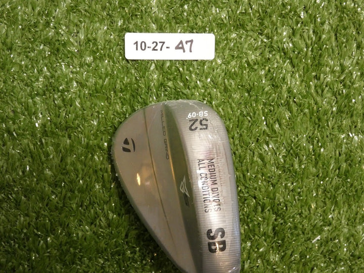 TaylorMade Milled Grind MG5 Satin Chrome 52* 09* Gap Wedge SB DG 115 Steel New