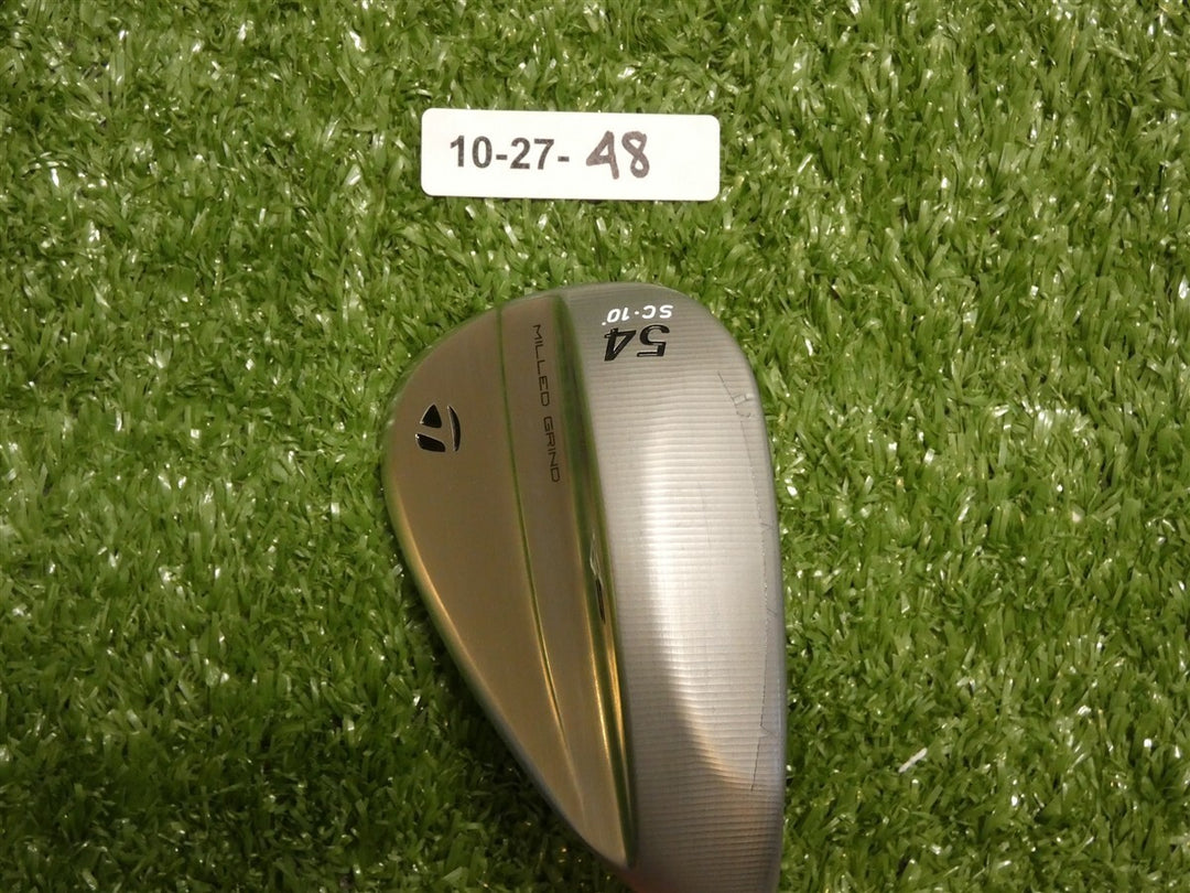 TaylorMade Milled Grind MG5 Satin Chrome 54* 10* Sand Wedge SC DG 115 Steel New
